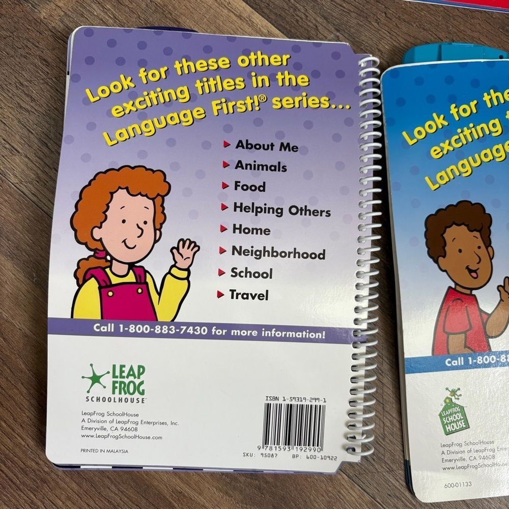 LeapFrog LeapPad Interactive Phonics Book & Cartridge set of 4 Pre-reading - Picture 8 of 11